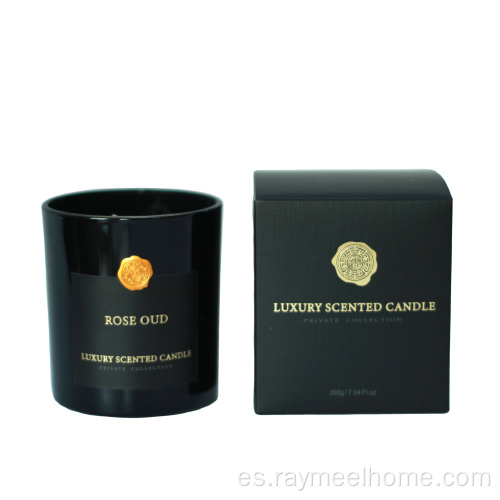 Velas perfumadas de lujo con velas de cera de soya